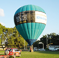 Globo aerostático de Gustavo Cerati